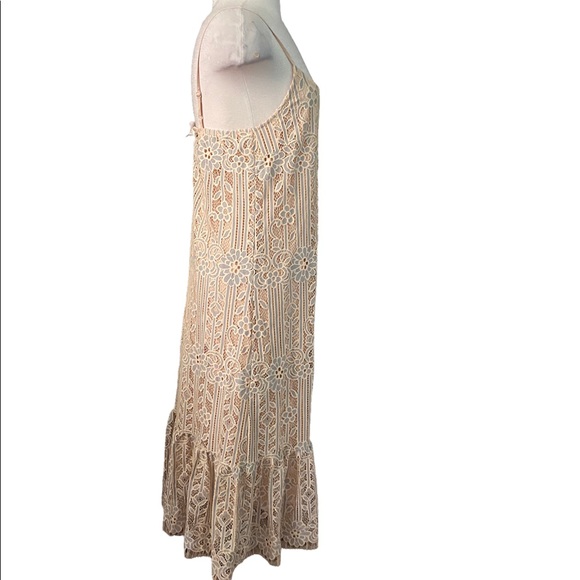 Eri + Ali Anthropologie crochet maxi dress sz- small - Picture 5 of 9